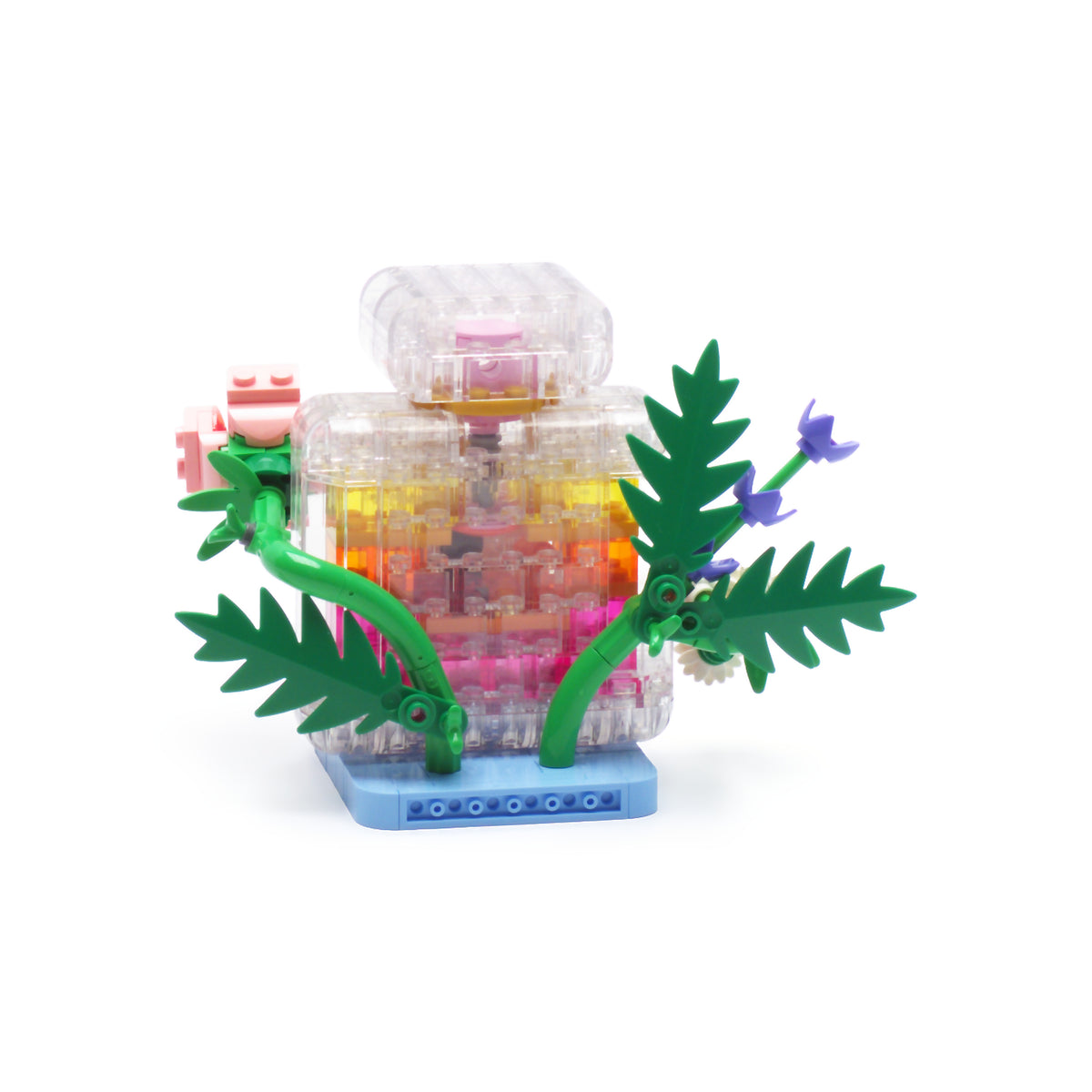 Floral Decor Perfume Bottle