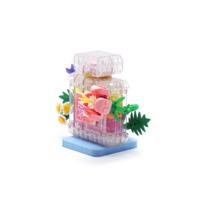 Floral Decor Perfume Bottle