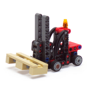 Forklift with pallet